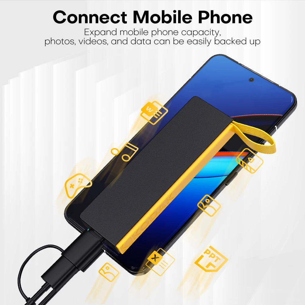 Portable SSD for smartphones and pc's