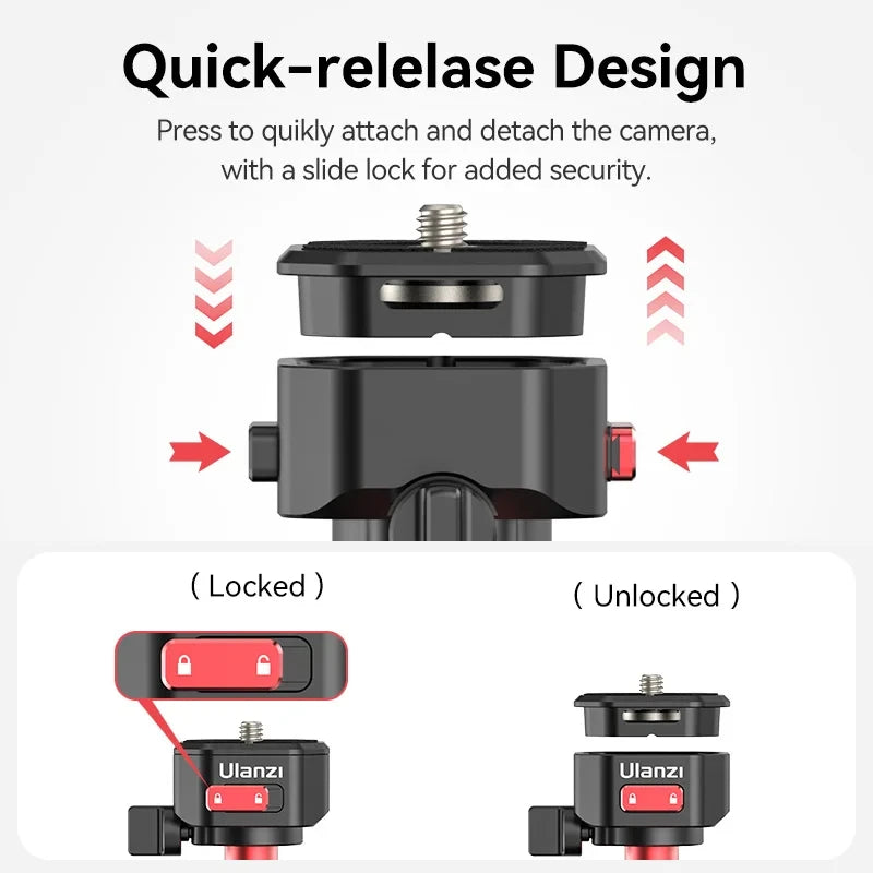 Professional tripod for cinematic shots