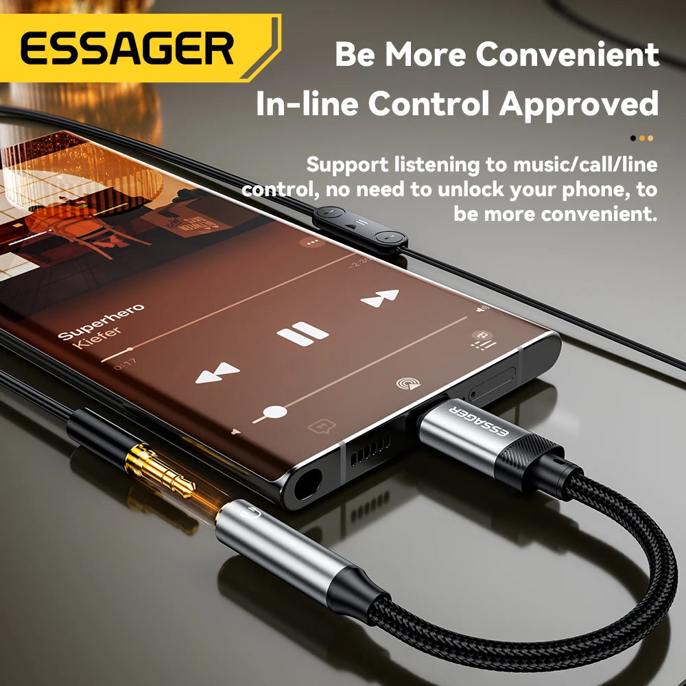 Jack to USB-C / Lightning Adapter