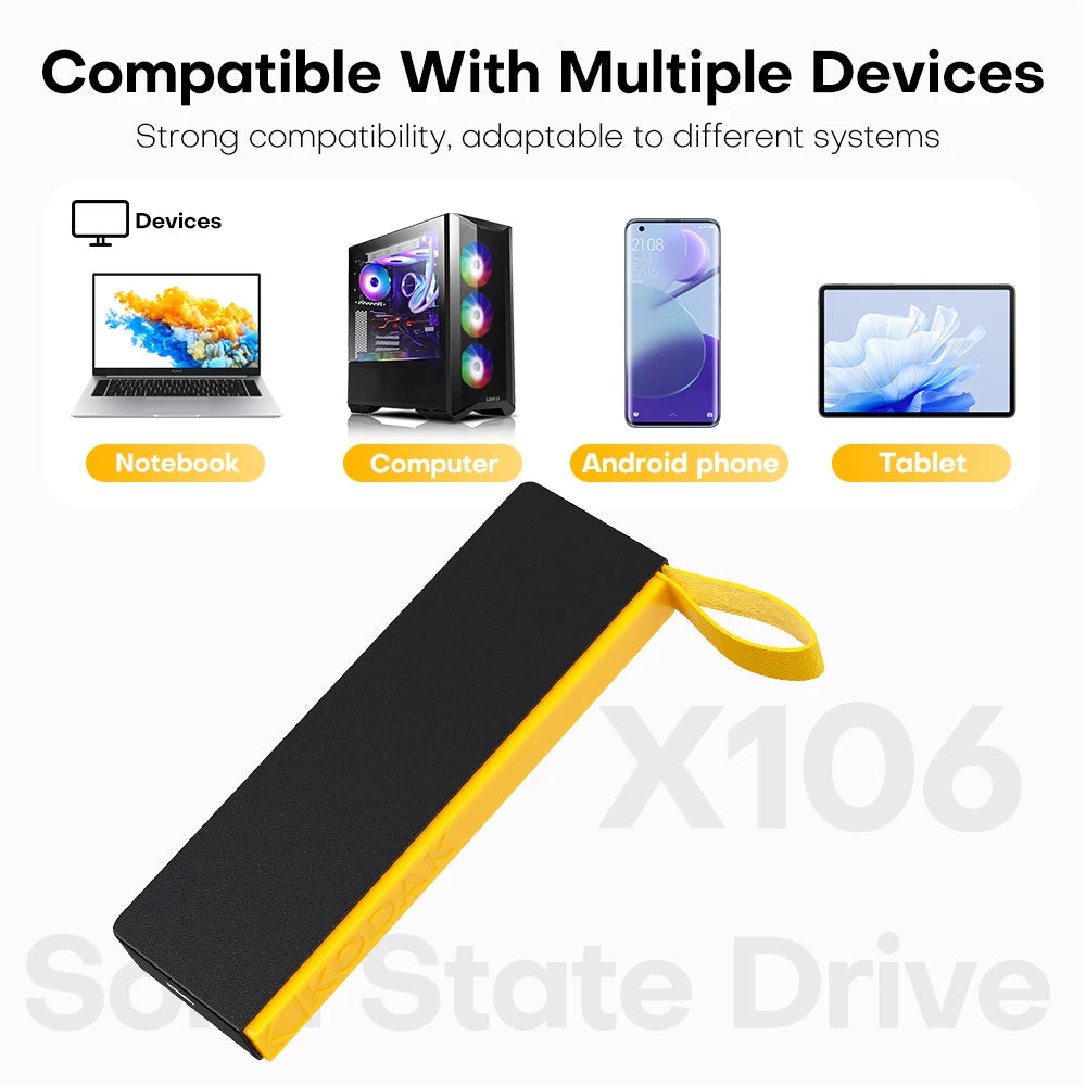 Portable SSD for smartphones and pc's