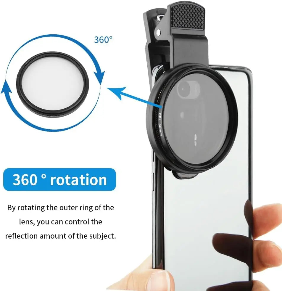 Professional Polarizer lens for smartphones