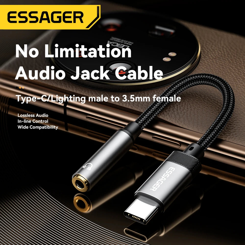 Jack to USB-C / Lightning Adapter